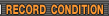 RECORD CONDITION